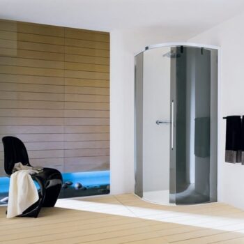 Paroi de douche ACRUX 1/4 de rond SAMO