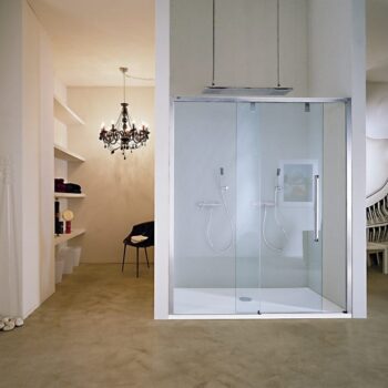 Douche italienne et Paroi fixe
