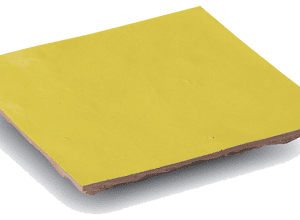 Zellige marocain jaune Diffusion Céramique - carrelage artisanal - Couleur CITRON