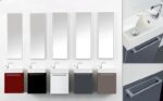 Meuble lave-mains avec vasque (option miroir) Ozé LUPIO
