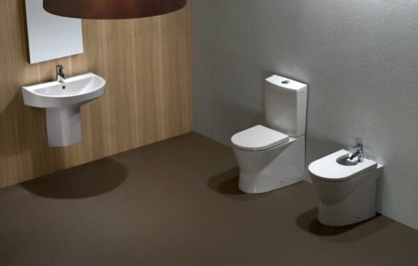 Wc à poser design Sanindusa Urb.y céramique avec abattant – Image 2