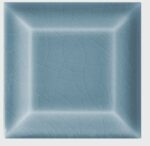 Carrelage Metro carré 7.5x7.5cm Diffusion Céramique - couleur BLEU JEAN CRAQUELE