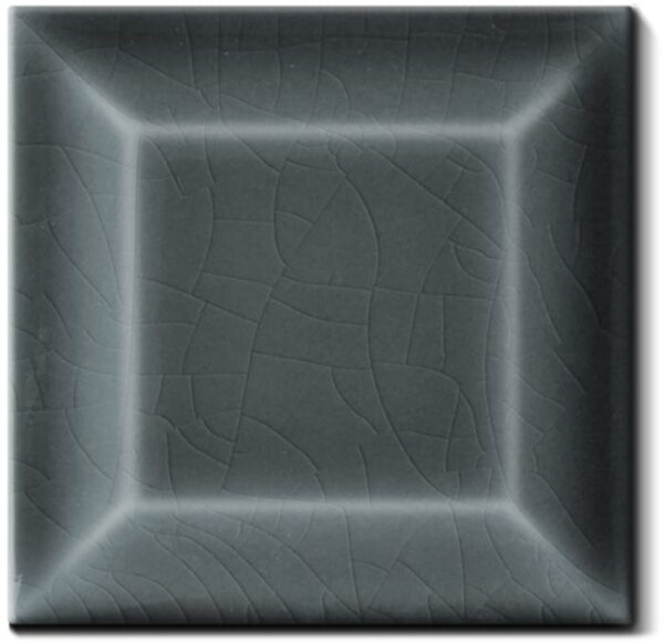 Carrelage Metro gris carré 7.5x7.5cm Diffusion Céramique - couleur GRIS FONCE