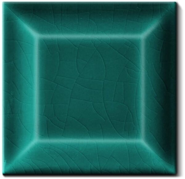 Carrelage Metro carré 7.5x7.5cm Diffusion Céramique - couleur TURQUOISE