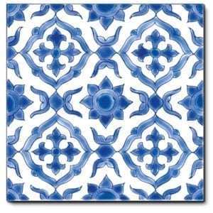 Carrelage méditerranéen DOREMAIL - MAYA LAVANDE 20x20cm