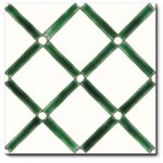 Carrelage méditerranéen DOREMAIL - PERGOLA VERT 20x20cm