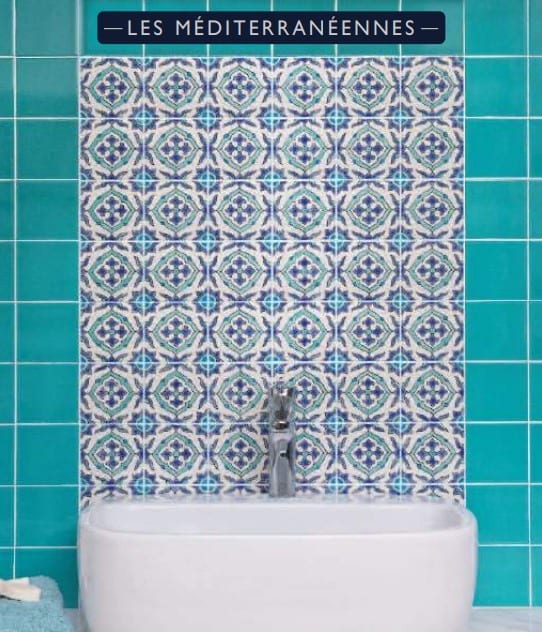 Carrelage DOREMAIL décor Méditerranéen, Provençal, Tunisien, Mexicain