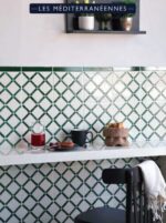 Carrelage DOREMAIL décor Méditerranéen - réalisation PERGOLA VERT