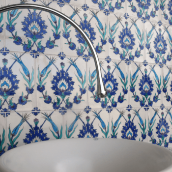 Carrelage artisanal tunisien Dorémail NOSTALGIA - motif PINAR