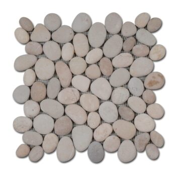 Galets déco BALI Diffusion Céramique - Ronds mats BEIGE