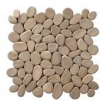 Galets déco BALI Diffusion Céramique - Sciés mats BEIGE GAS3030D02