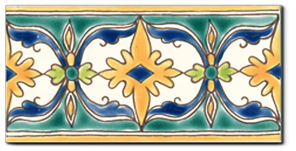 Frise carrelage méditerranéen DOREMAIL - FRISE CONSTANTINE 10x20cm