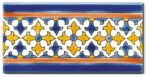 Carrelage méditerranéen DOREMAIL - FRISE MAYA AUTOMNE 10x20cm