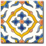 Carrelage méditerranéen DOREMAIL - MAYA AUTOMNE 10x10cm