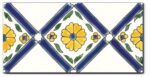 Frise carrelage méditerranéen DOREMAIL - FRISE PERGOLA BLEU 10x20cm