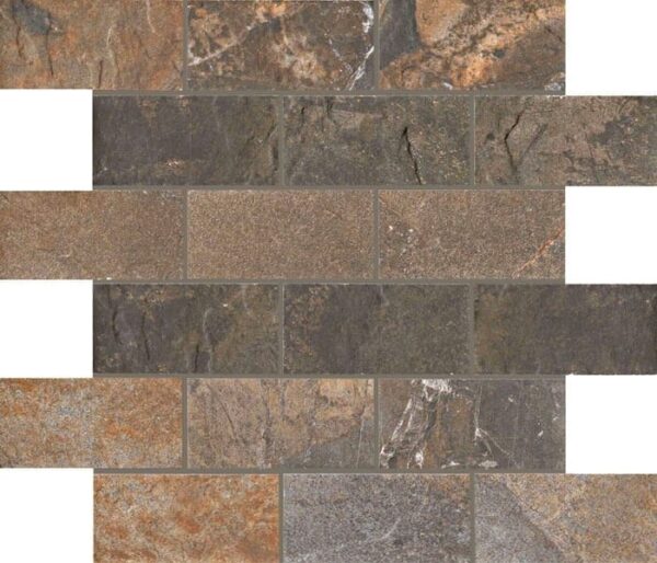 Uncim Stalker Naturel Slate - décor carrelage - MULTICOLOR