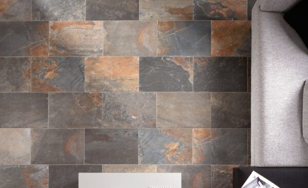 Carrelage imitation pierre - Unicom Starker Natural Slate - MULTICOLOR