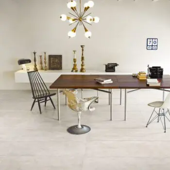 Carrelage imitation béton Unicom Starker ICON - sol BONE WHITE