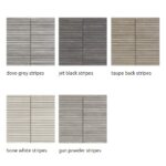 Carrelage imitation ciment Unicom Starker ICON - décor STRIPES