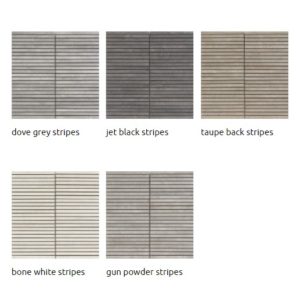 Carrelage imitation ciment Unicom Starker ICON - décor STRIPES
