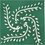 Carrelage mexicain Colibri Azulejos - TULUM BLANC VERT