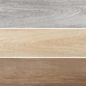 Carrelage et plinthes imitation parquet bois Paul NORWAY