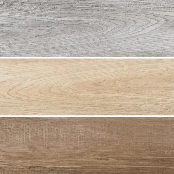 Carrelage et plinthes imitation parquet bois Paul NORWAY