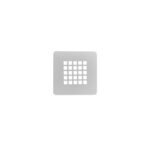 Option grille de receveur ALICANTE - couleur CIMENT