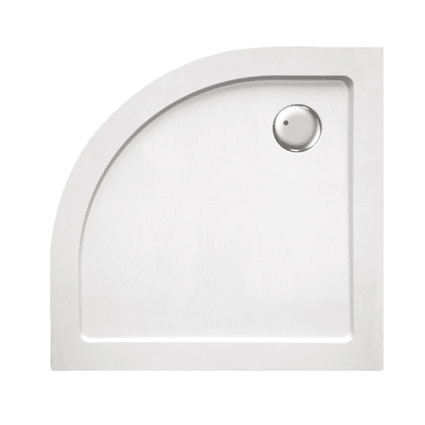 Receveur de douche extra plat en acrylique - Ozé MILO semi-circulaire