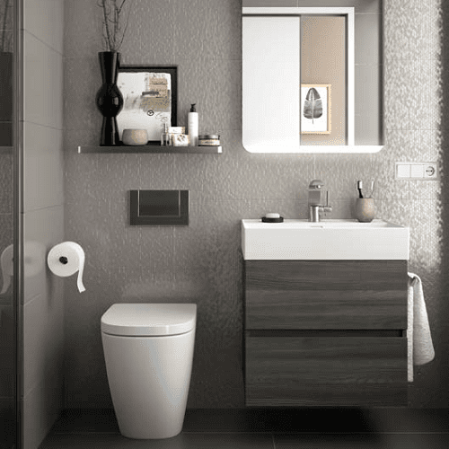 Salgar Fussion Line - meuble salle de bain couleur Alsace, 2 tiroirs, largeur 600mm