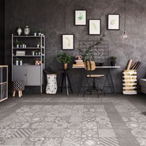 Carrelage patchwork Codicer SIGNUM Grey - imitation carreaux de ciment