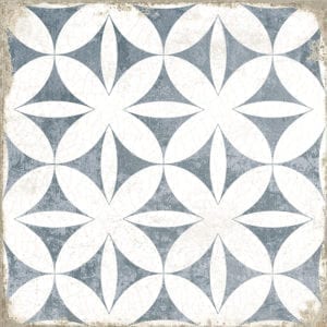 Carrelage espagnol imitation carreaux de ciment - Nanda GRAFTON 20x20cm - Abbey Blue