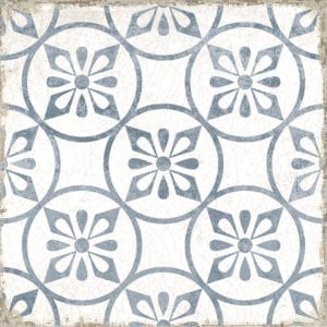 Carrelage espagnol imitation carreaux de ciment - Nanda GRAFTON 20x20cm - CAPEL BLUE
