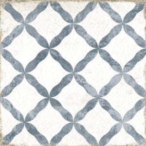 Carrelage espagnol imitation carreaux de ciment - Nanda GRAFTON 20x20cm - DORSET BLUE
