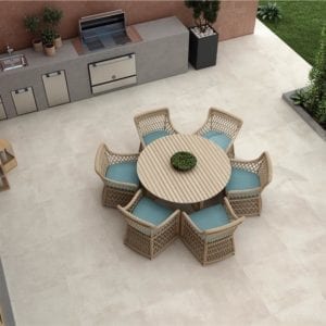 Carrelage effet béton Keratile RODANO - réf. 75x75cm rectifié TAUPE