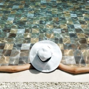 carrelage sol piscine Pierre de Bali - SAIME Phoenix en grès cérame