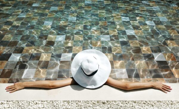 carrelage sol piscine Pierre de Bali - SAIME Phoenix en grès cérame
