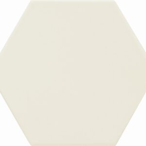 Tomettes hexagonales carrelage Diffusion Céramique DOLCE VITA - blanc BIANCO
