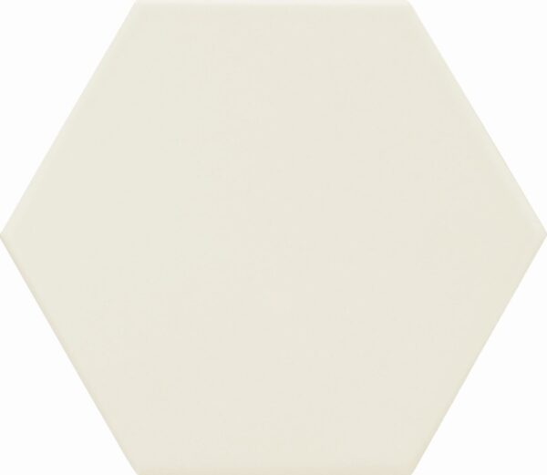 Tomettes hexagonales carrelage Diffusion Céramique DOLCE VITA - blanc BIANCO
