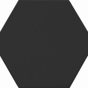 Tomettes hexagonales carrelage Diffusion Céramique DOLCE VITA - noir NERO