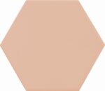 Tomettes hexagonales carrelage Diffusion Céramique DOLCE VITA - rose VITA ROSSA
