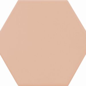 Tomettes hexagonales carrelage Diffusion Céramique DOLCE VITA - rose VITA ROSSA