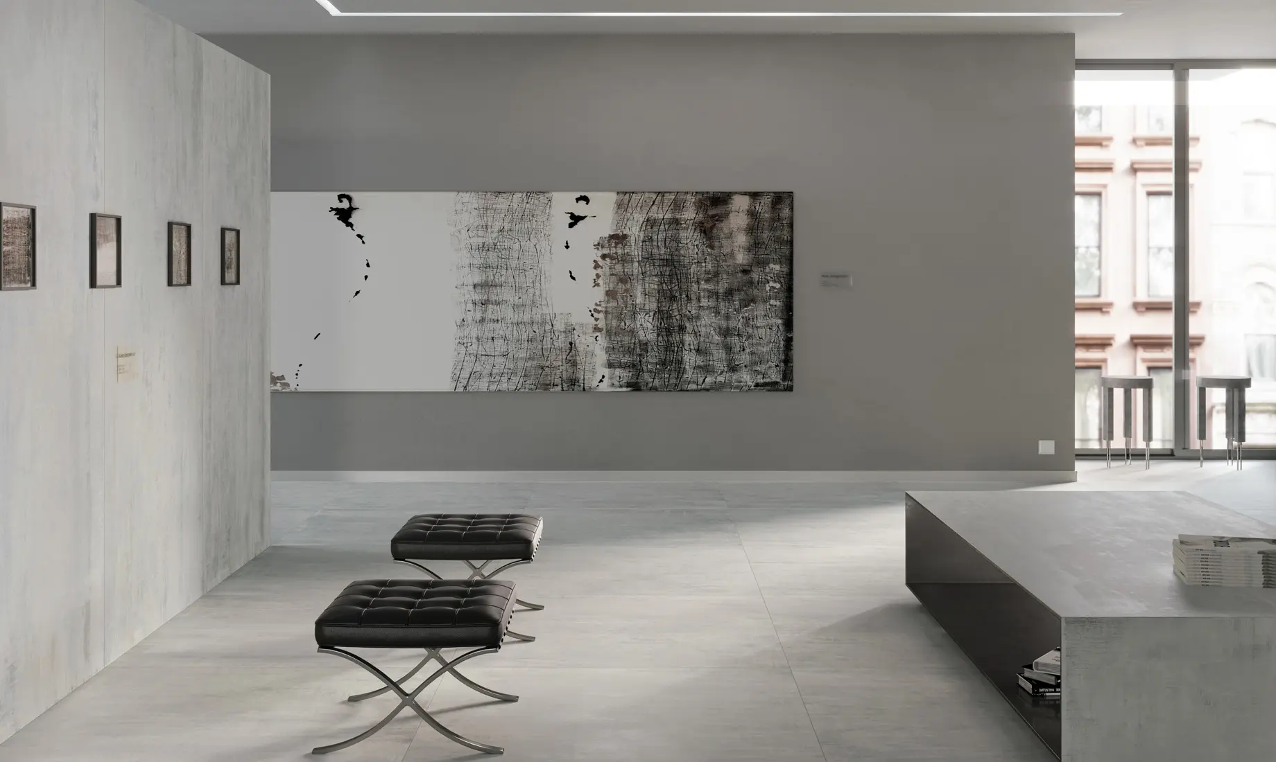 Carrelage effet métal Century TITAN - couleur PLATINUM