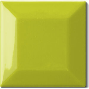 Carrelage métro vert POMME 7.5x7.5 cm Diffusion Céramique