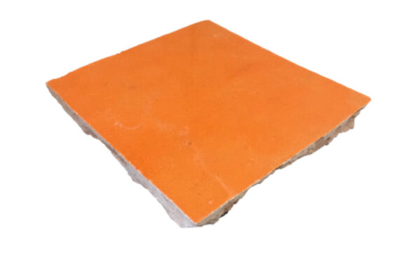 Zellige marocain orange Diffusion Céramique - carrelage artisanal - Couleur ORANGE POP