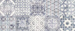 Carrelage mural Paul MADISON - décor COUNTY WHITE BLUE