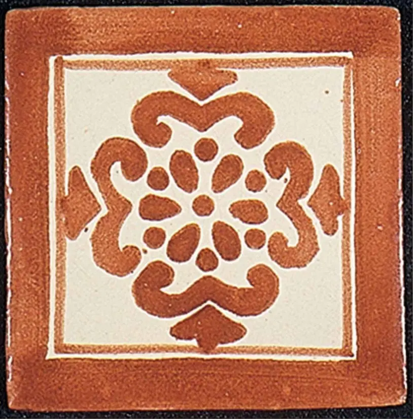 Carrelage mexicain Colibri Azulejos - ANITA CHAMOIS / BLANC