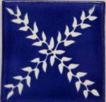 Carrelage mexicain Colibri Azulejos - ARBOR BLANC / BLEU