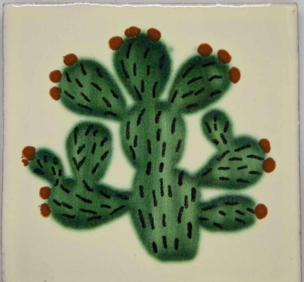 Carrelage mexicain Colibri Azulejos - CACTUS