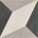 Carreaux de ciment noir et blanc - Recer TWENTIES - DIAMOND